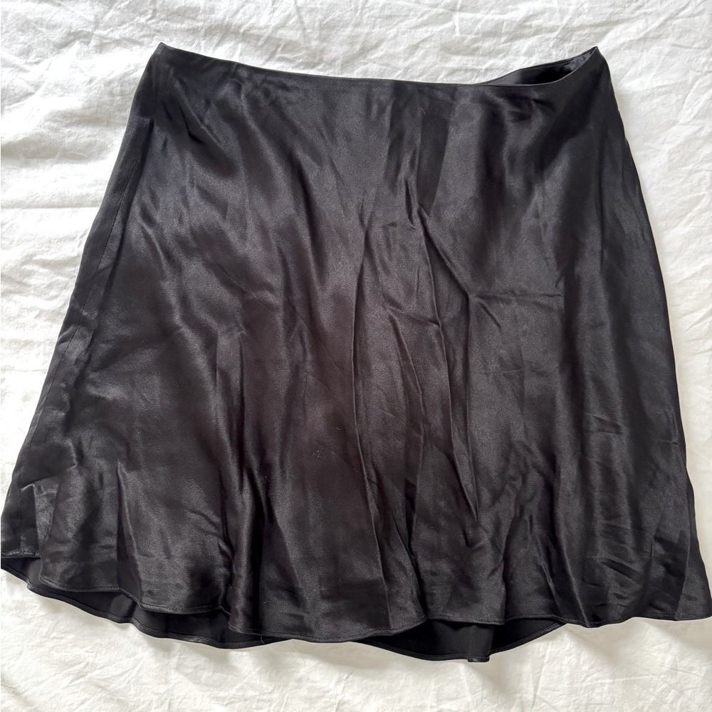 & other stories satin mini skirt